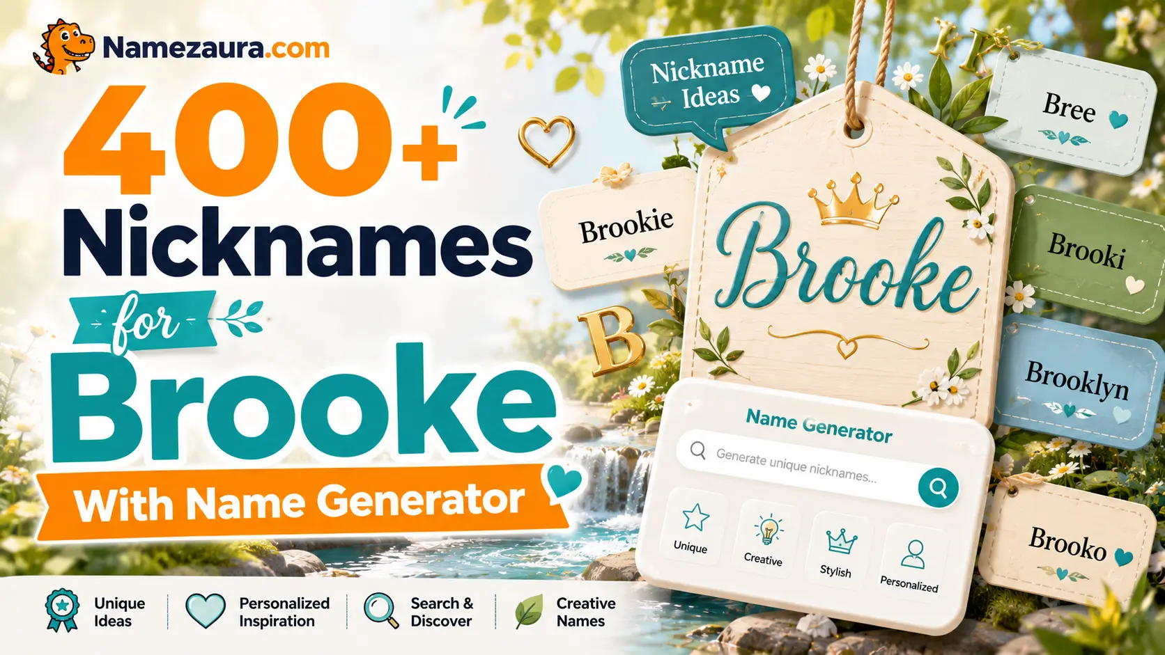 Nicknames for brooke With Name Generator