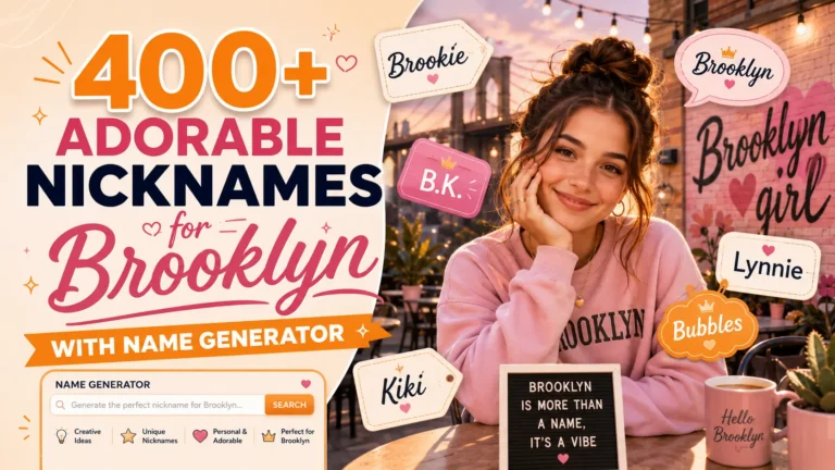 Adorable Nicknames for Brooklyn With Name Generator