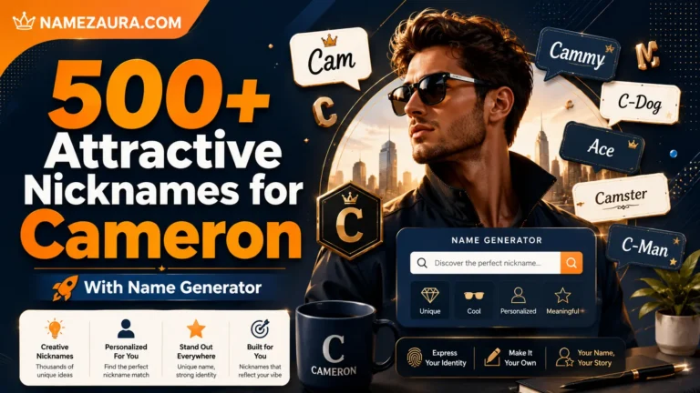 Attractive Nicknames for Cameron With Name Generator