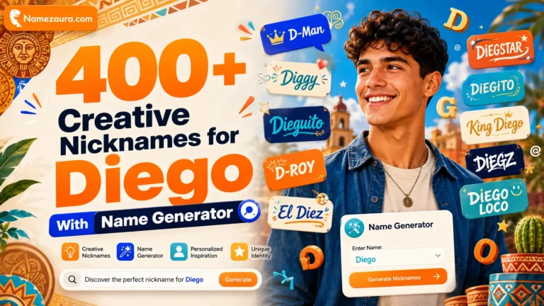 Creative Nicknames for Diego With Name Generator