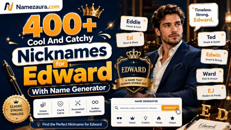 Cool And Catchy Nicknames for Edward With Name Generator