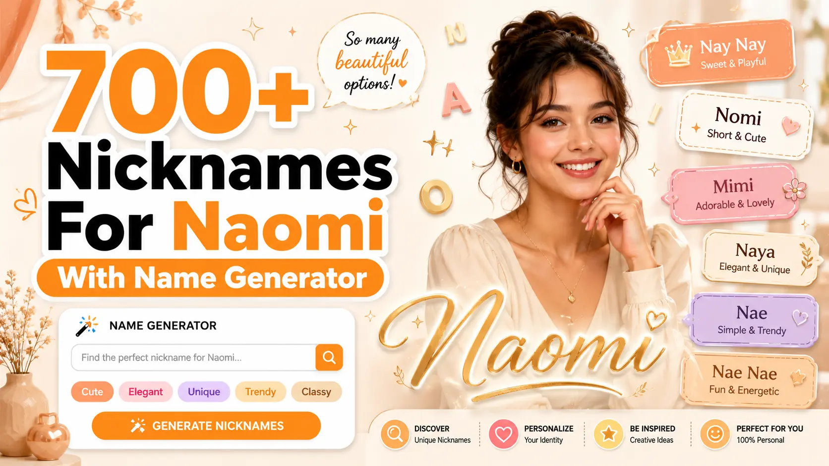 Nicknames For Naomi With Name Generator