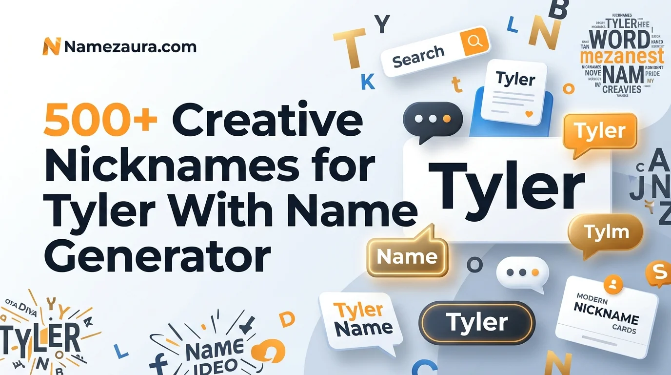 Creative Nicknames for Tyler With Name Generator