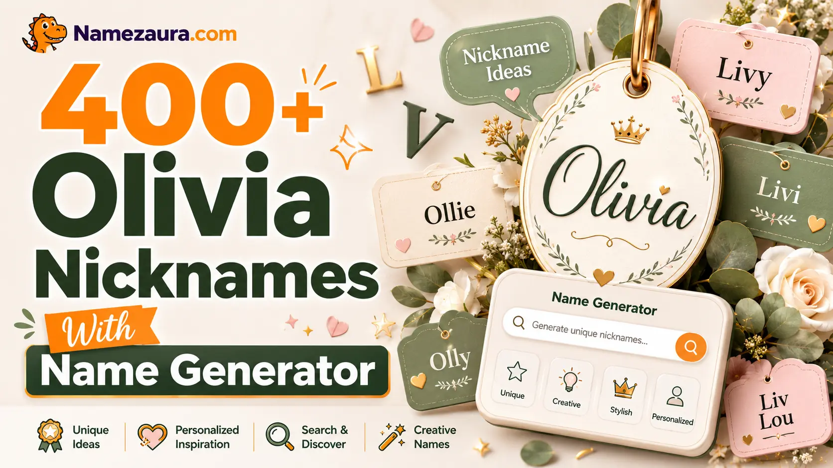 Olivia Nicknames With Name Generator