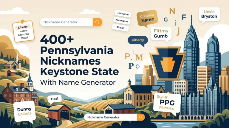 Pennsylvania Nicknames Keystone State With Name Generator