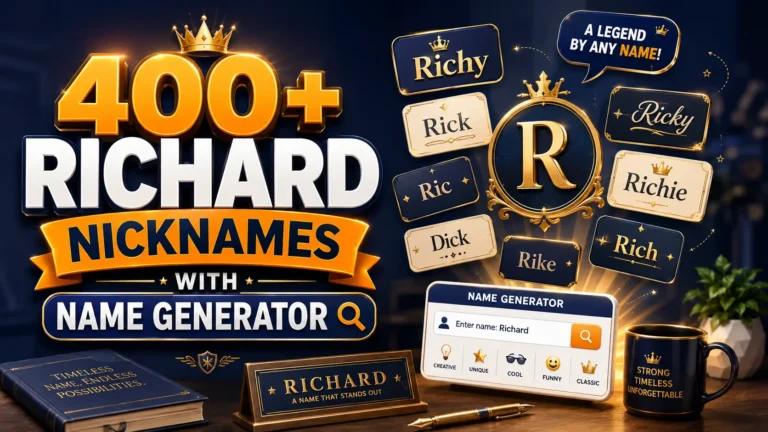 Richard Nicknames With Name Generator