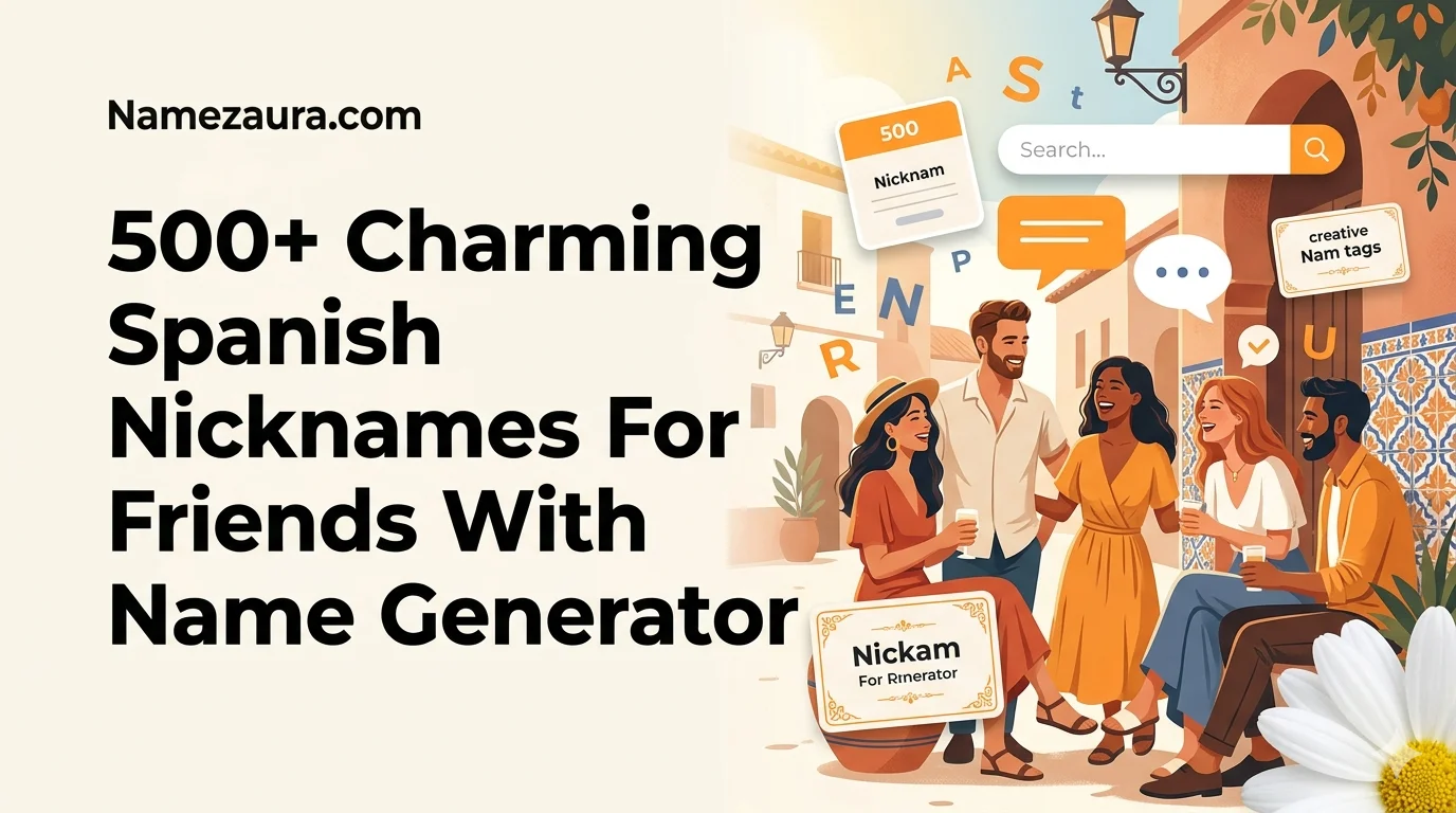 Charming Spanish Nicknames For Friends With Name Generator