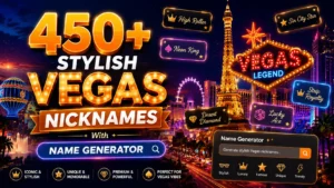 Stylish Vegas Nicknames With Name Generator