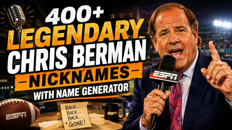 Legendary Chris Berman Nicknames With Name Generator