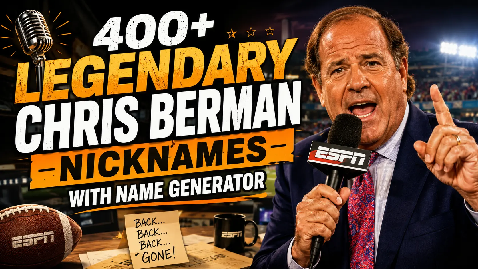Legendary Chris Berman Nicknames With Name Generator
