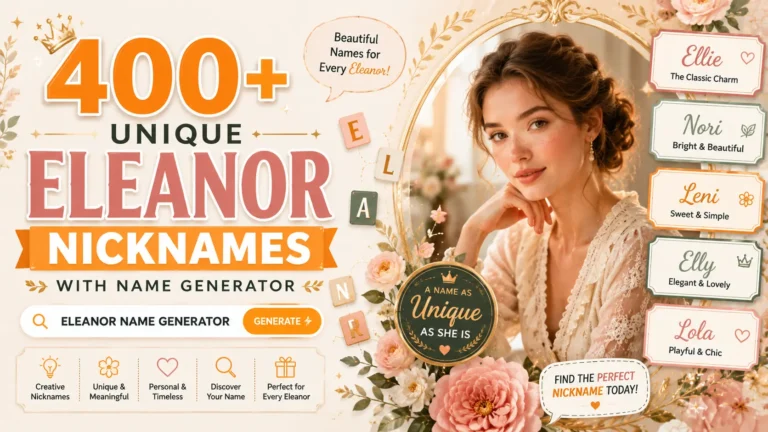 Unique Eleanor Nicknames With Name Generator
