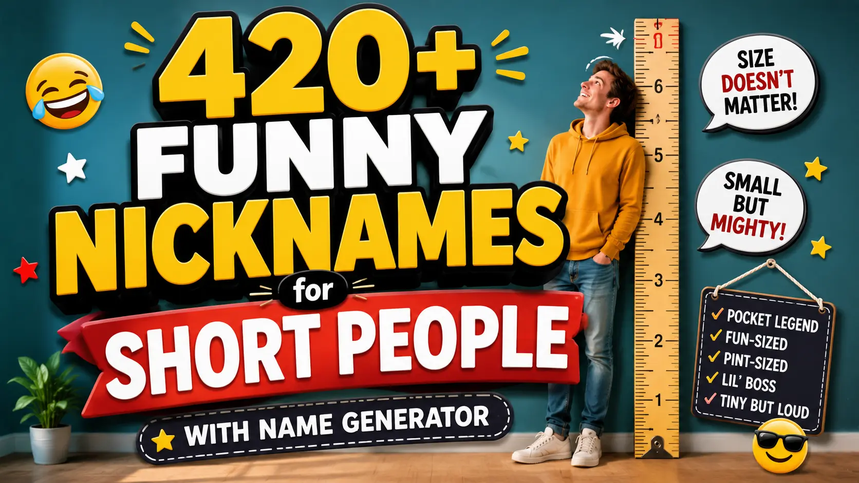 Funny Nicknames for Short People With Name Generator