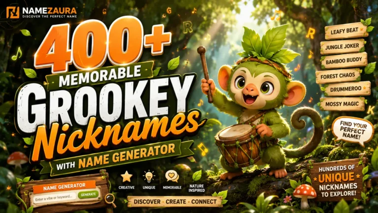 Memorable Grookey Nicknames With Name Generator