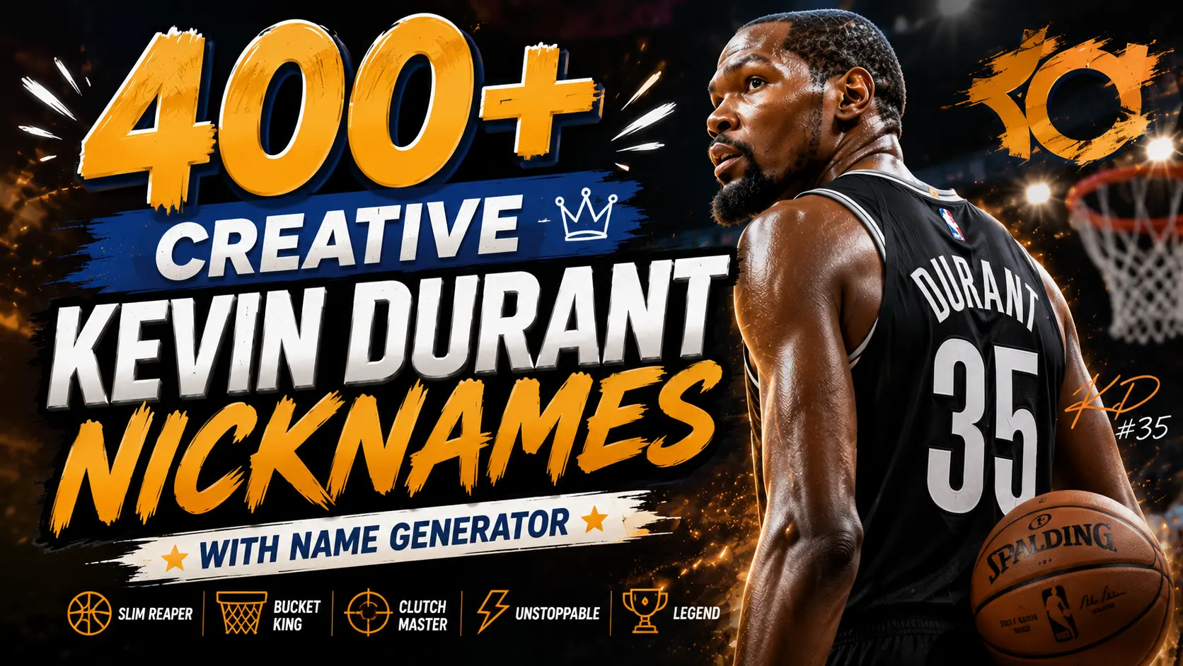 Creative Kevin Durant Nicknames With Name Generator