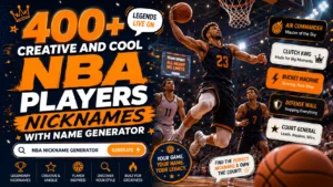 Creative and Cool NBA Players Nicknames With Name Generator