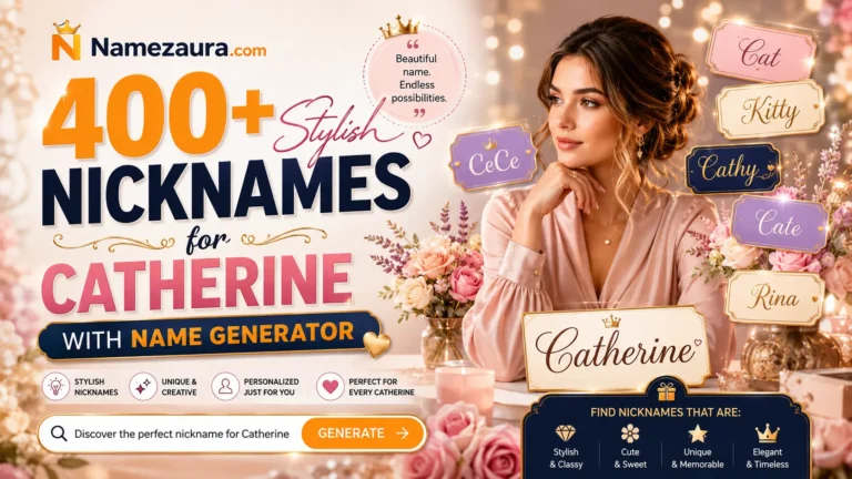 Stylish Nicknames for Catherine With Name Generator