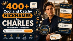 Cool and Catchy Nicknames for Charles With Name Generator