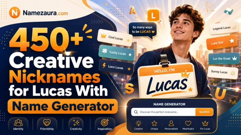 Creative Nicknames for Lucas With Name Generator