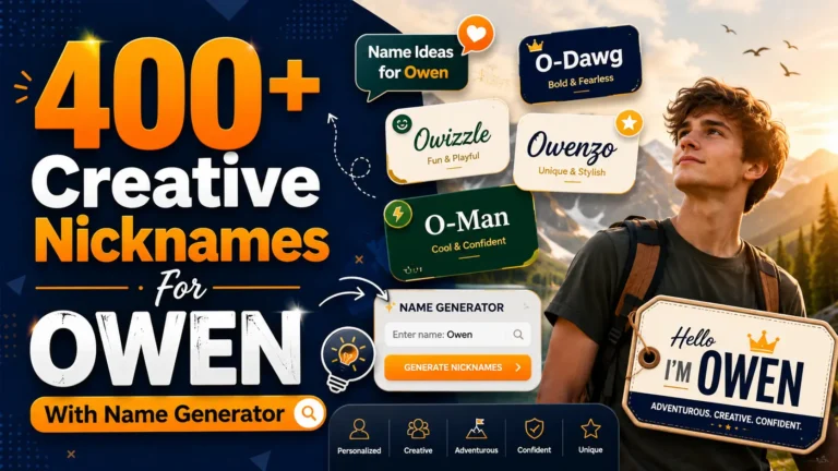 Creative Nicknames for Owen With Name Generator