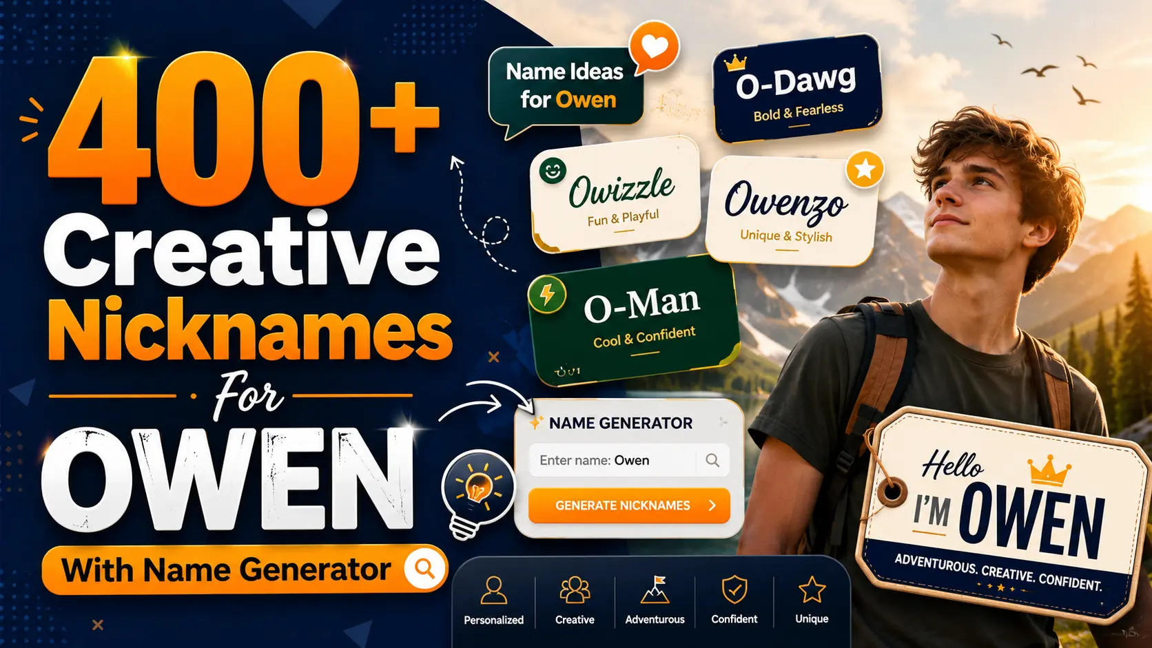 Creative Nicknames for Owen With Name Generator