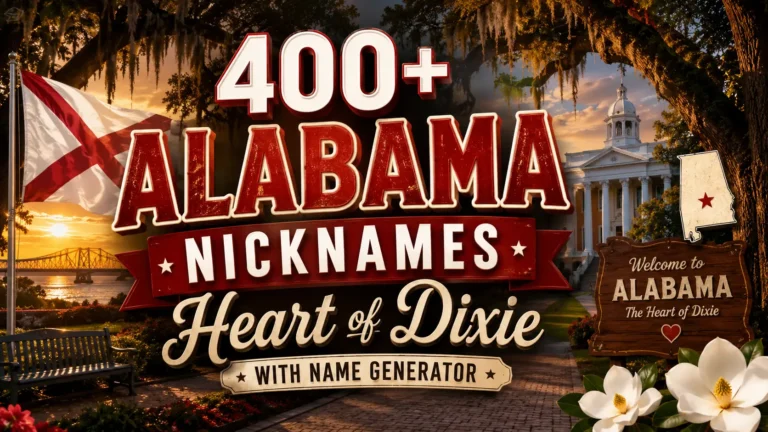 Alabama Nicknames Heart of Dixie With Name Generator