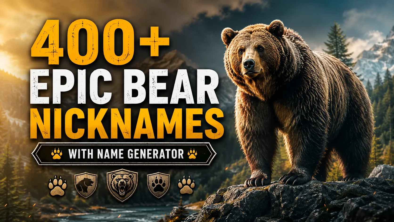 Epic Bear Nicknames With Name Generator
