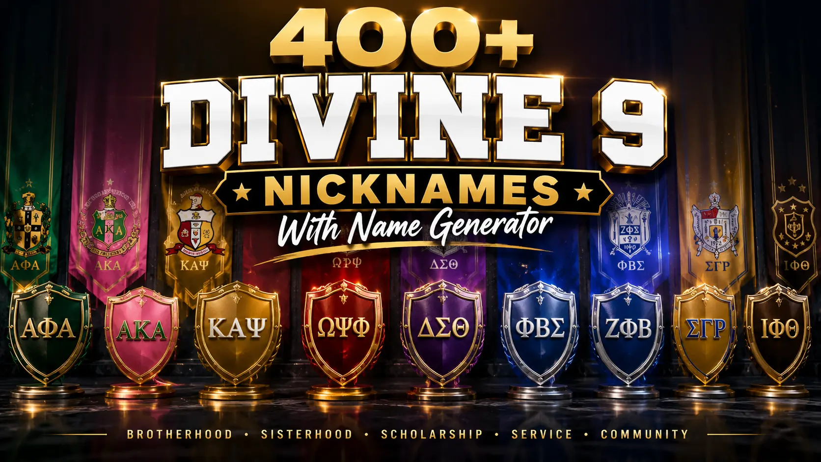 Divine 9 Nicknames With Name Generator