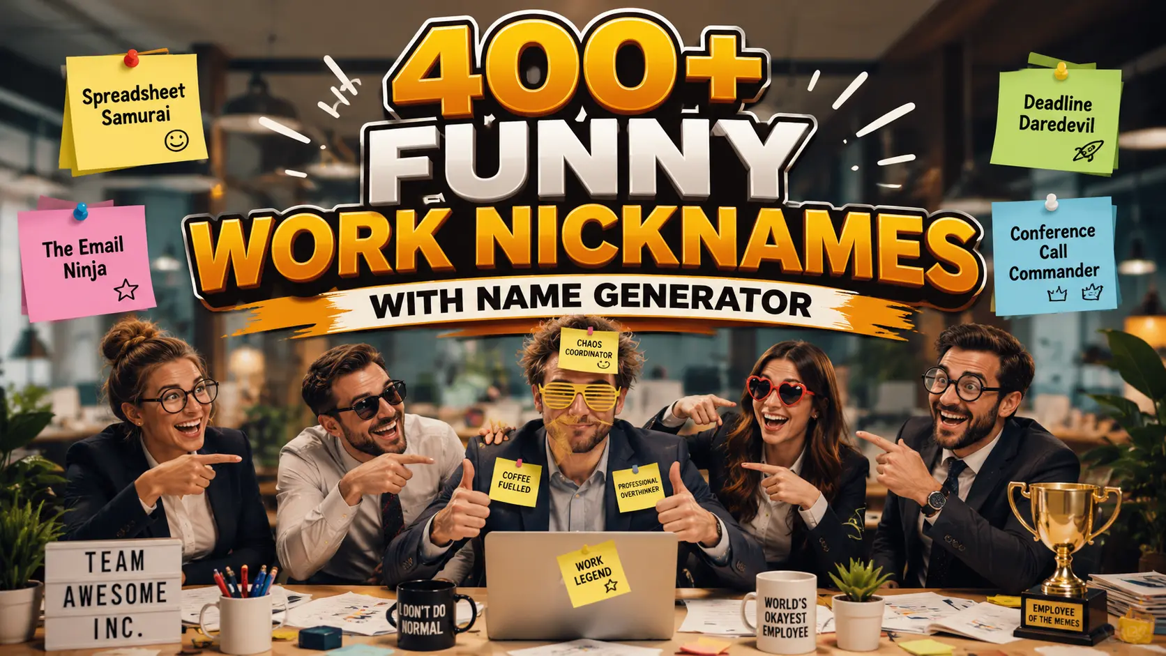 Funny Work Nicknames With Name Generator