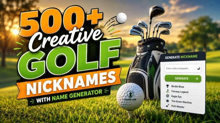 Creative Golf Nicknames With Name Generator
