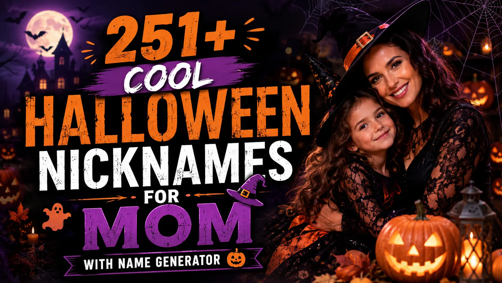 Cool Halloween Nicknames for Mom With Name Generator