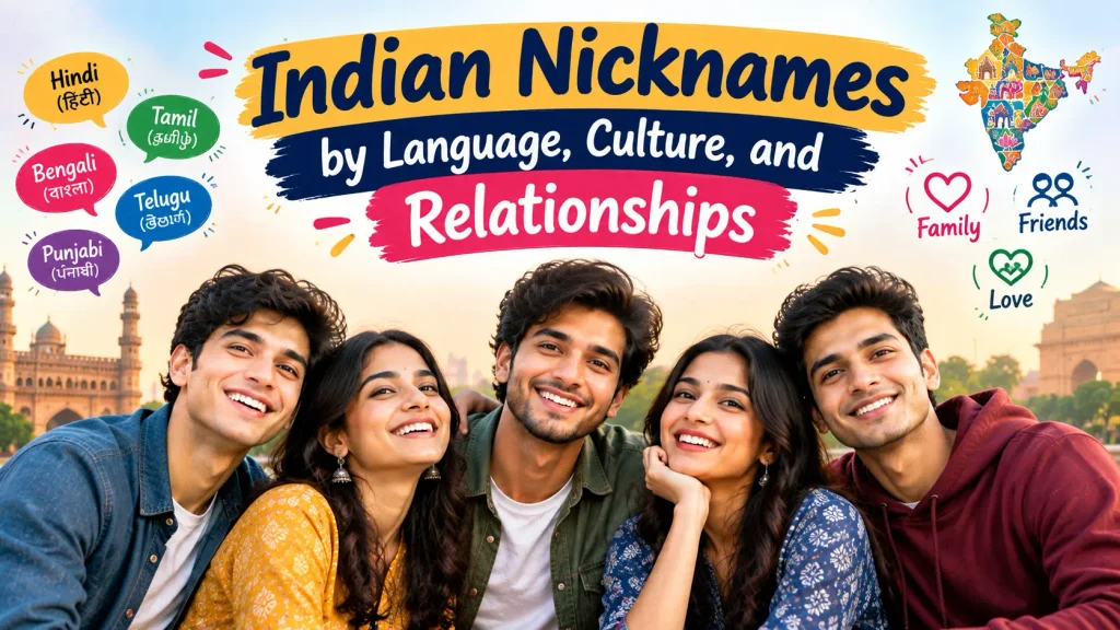 Indian Nicknames by Language, Culture, and Relationships