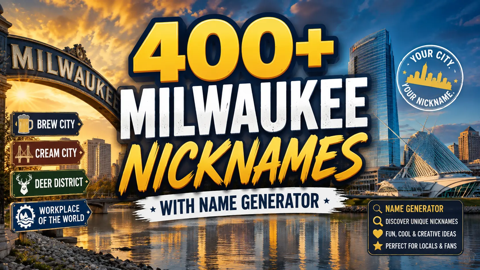 Milwaukee Nicknames With Name Generator