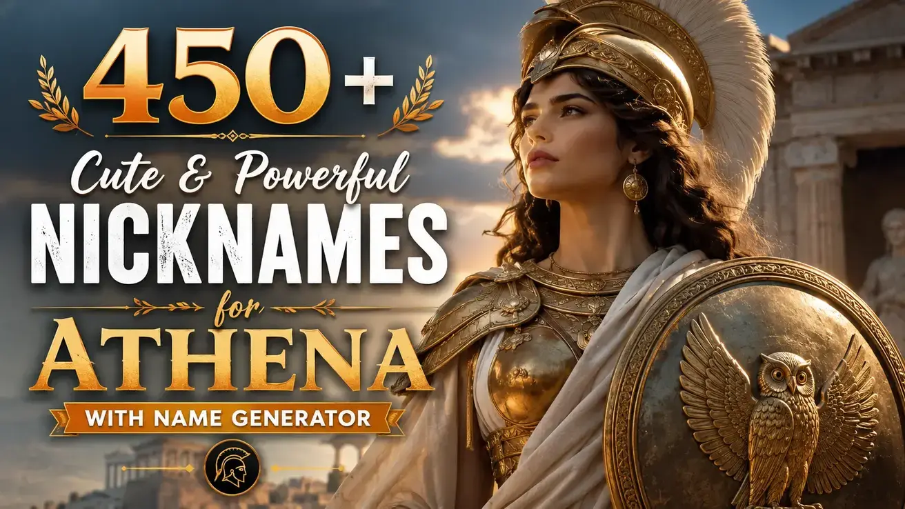 Cute & Powerful Nicknames for Athena With Name Generator