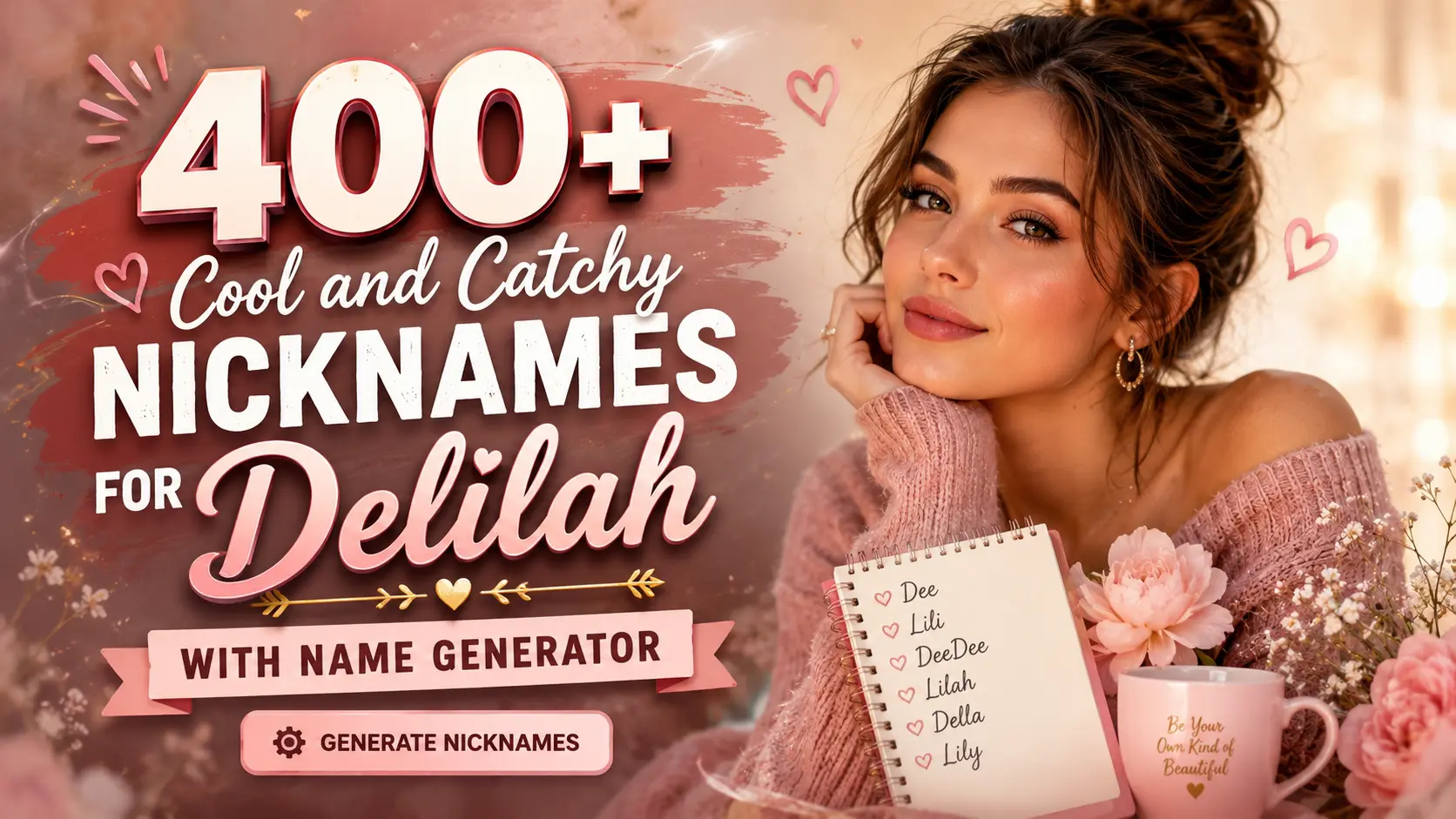 Cool and Catchy Nicknames for Delilah With Name Generator