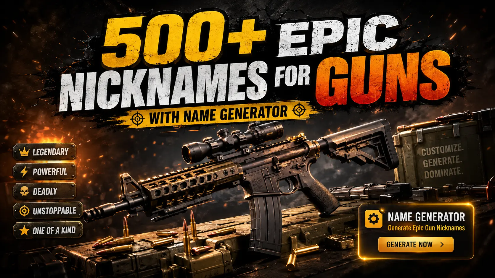 nicknames for guns