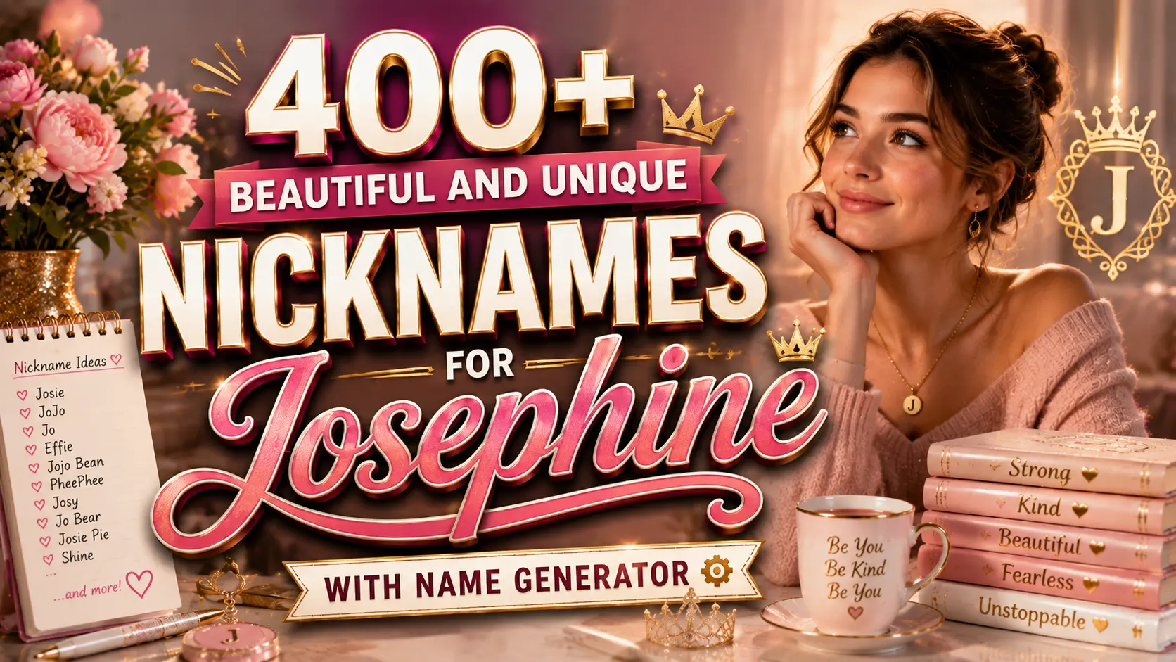 Beautiful and Unique Nicknames for Josephine With Name Generator