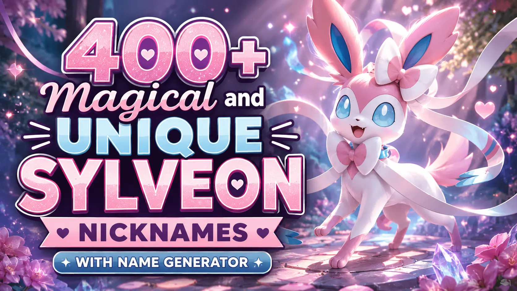 Magical and Unique Sylveon Nicknames With Name Generator