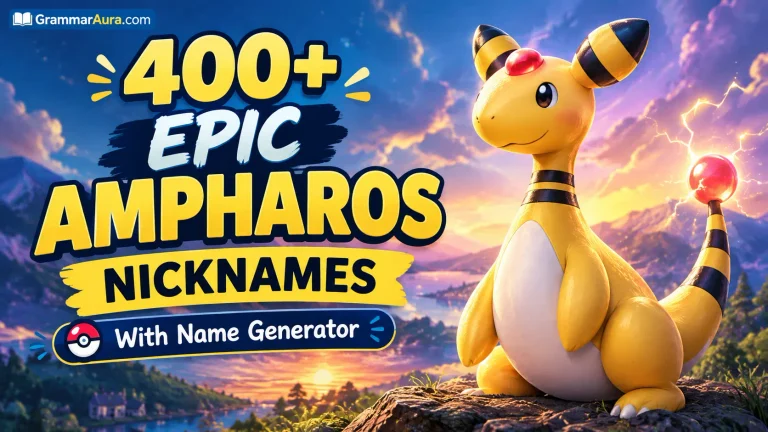 Epic Ampharos Nicknames With Name Generator