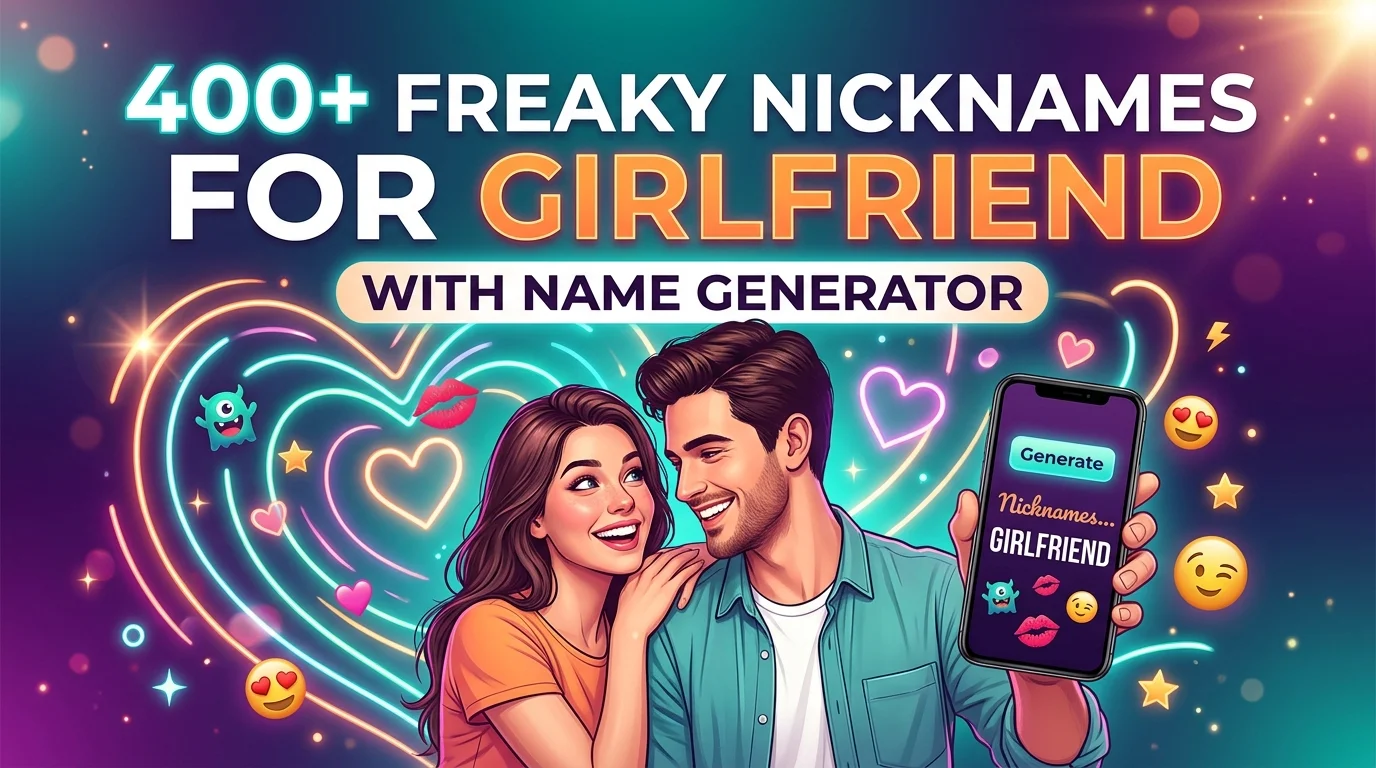 Freaky Nicknames for Girlfriend With Name Generator