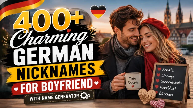 Charming German Nicknames for Boyfriend With Name Generator