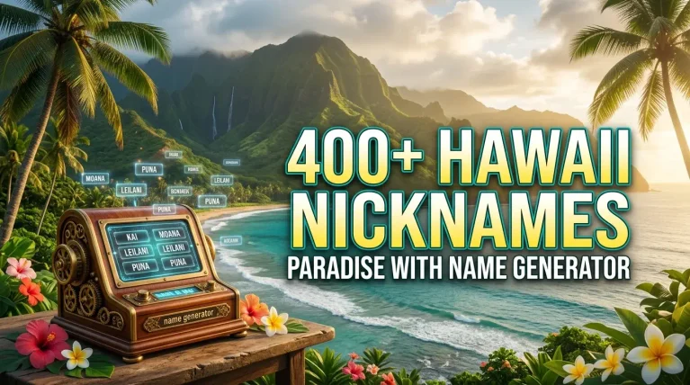 Hawaii Nicknames Paradise With Name Generator