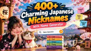 Charming Japanese Nicknames With Name Generator