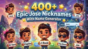 Epic Jose Nicknames With Name Generator