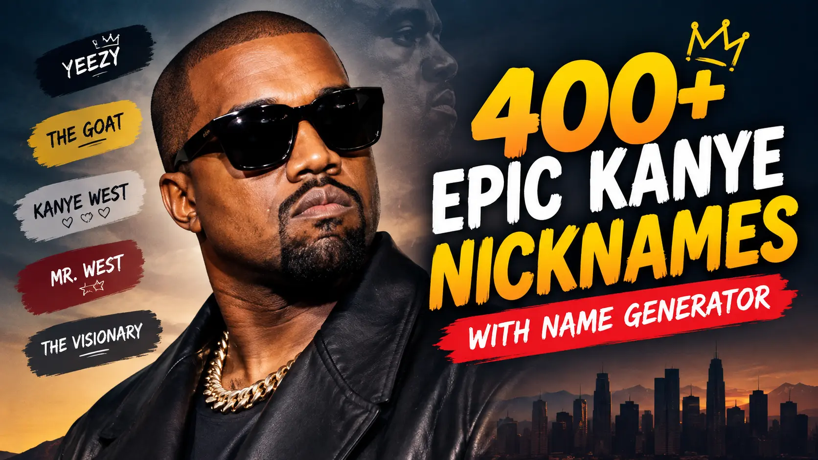 Epic Kanye Nicknames With Name Generator