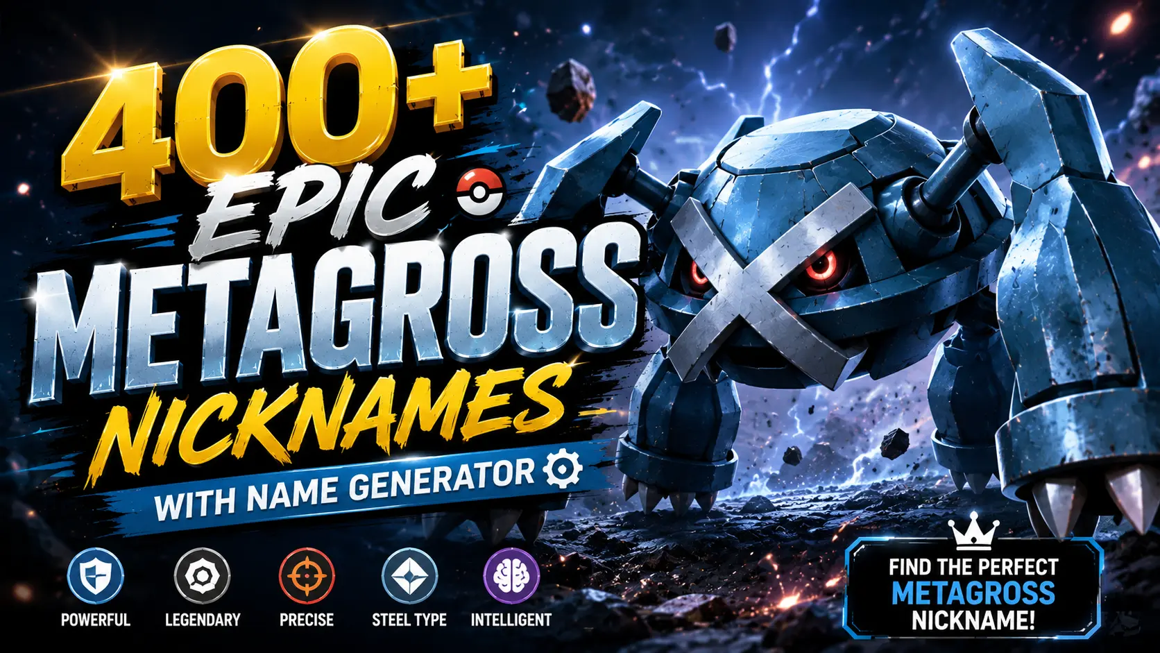 Epic Metagross Nicknames With Name Generator