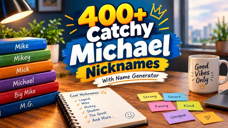 Catchy Michael Nicknames With Name Generator