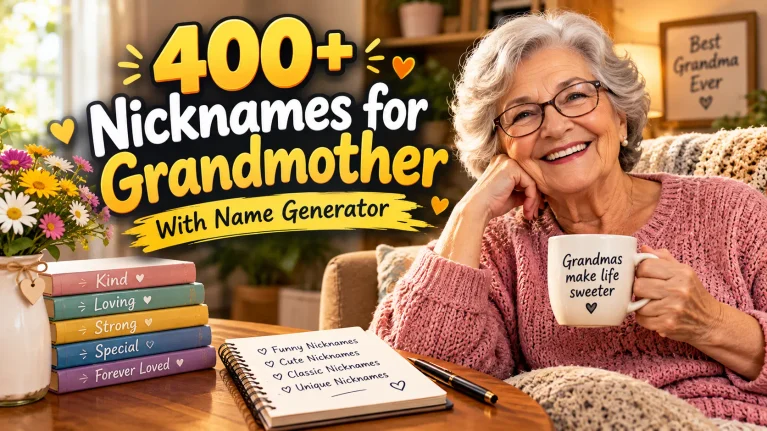 Nicknames for Grandmother With Name Generator