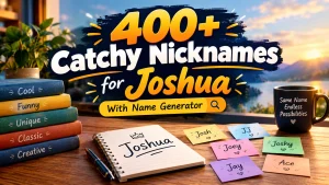 Catchy Nicknames for Joshua With Name Generator