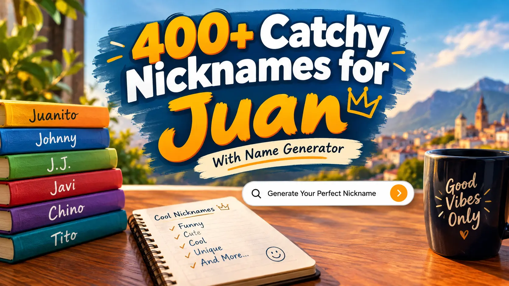 Catchy Nicknames for Juan With Name Generator