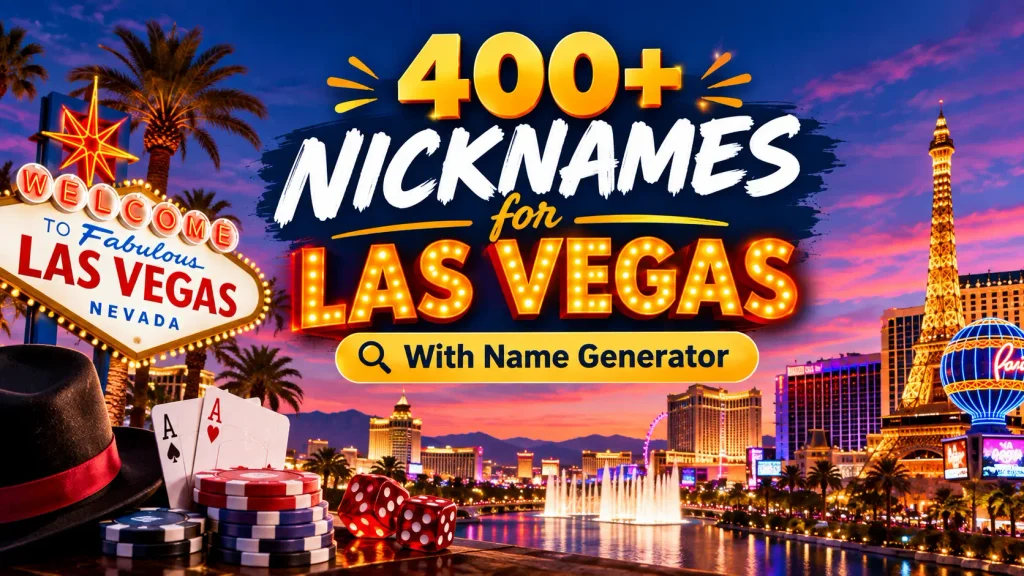Nicknames for Las Vegas With Name Generator